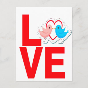 Cartão Postal amor