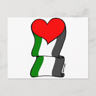 Cartão Postal Amor 4 Palestina!