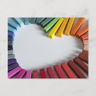 Cartão Postal Amor a Cores