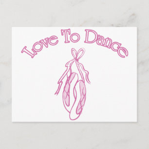 Cartão Postal Amor à dança