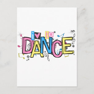 Cartão Postal Amor à dança