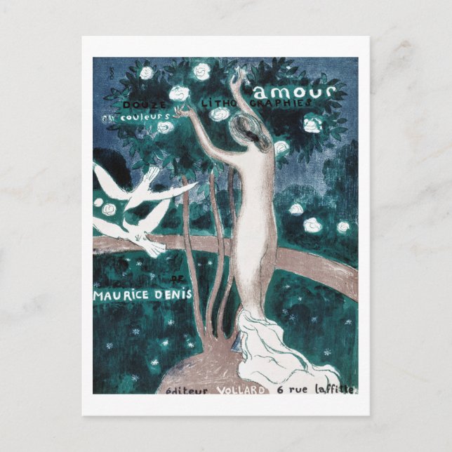 Cartão Postal Amor (Amour), Maurice Denis (Frente)