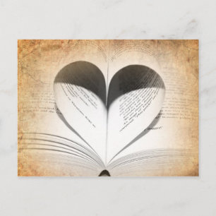 Cartão Postal Amor aos Livros