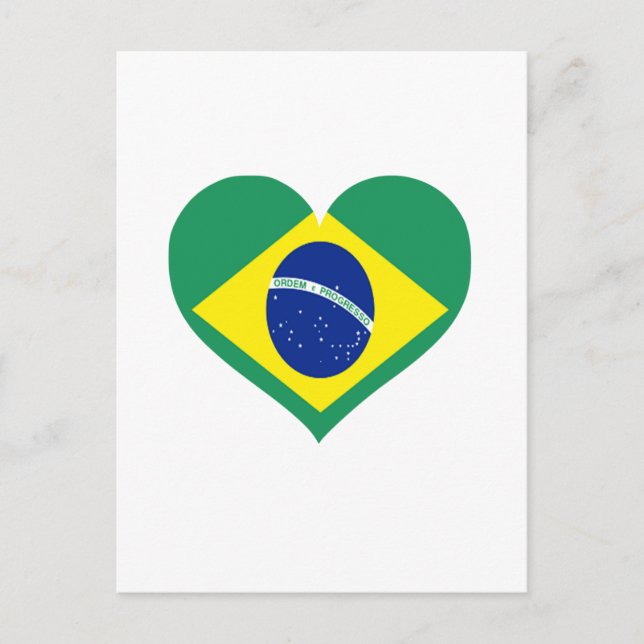 Cartão Postal Amor Brasil (Frente)