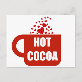 Cartão Postal Amor com Cacau Quente