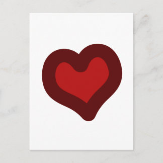 Cartão Postal Amor Coração