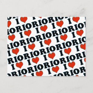 Cartão Postal amor/coração Rio de Janeiro