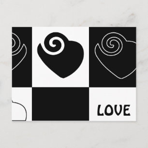 Cartão Postal AMOR Corações