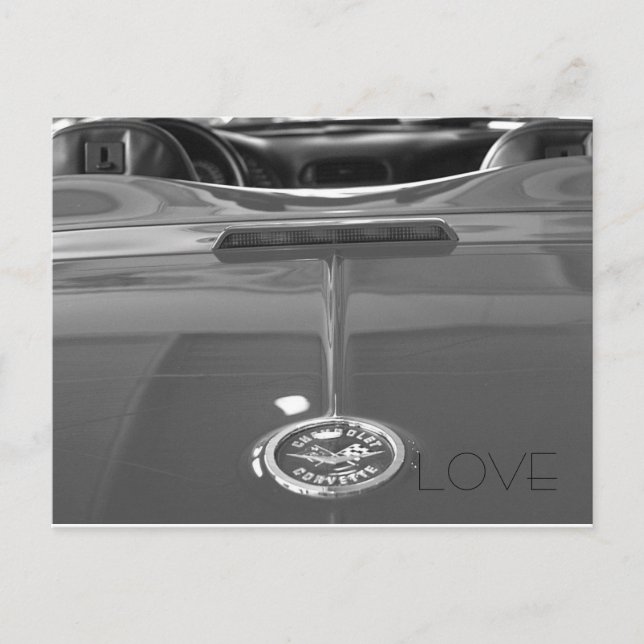 CARTÃO POSTAL AMOR COREVETE (Frente)