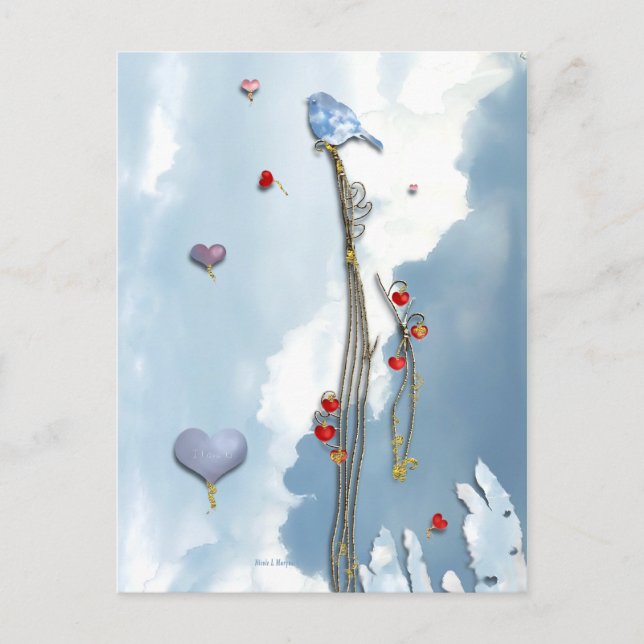 Cartão Postal Amor Crescente! (Frente)