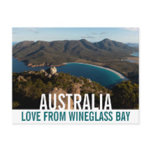 Amor da Baía Wineglass da Tasmânia Austrália