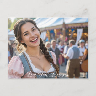 CARTÃO POSTAL AMOR DA BAVÁRIA