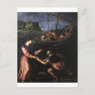 Cartão Postal Amor da benevolência da bíblia de Jesus da