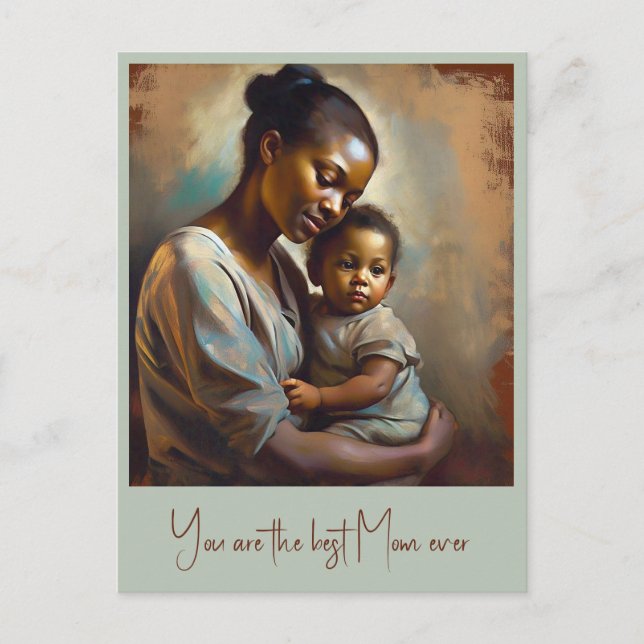 CARTÃO POSTAL "AMOR DA MÃE" (Frente)
