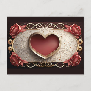 Cartão Postal Amor de Aniversário do Dia dos Namorados