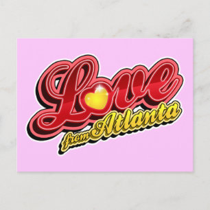 Cartão Postal Amor de Atlanta