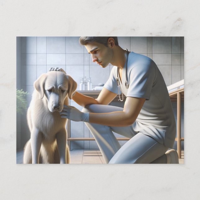Cartão Postal Amor de cão (Frente)