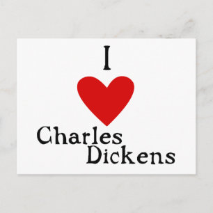 Cartão Postal Amor de Charles Dickens