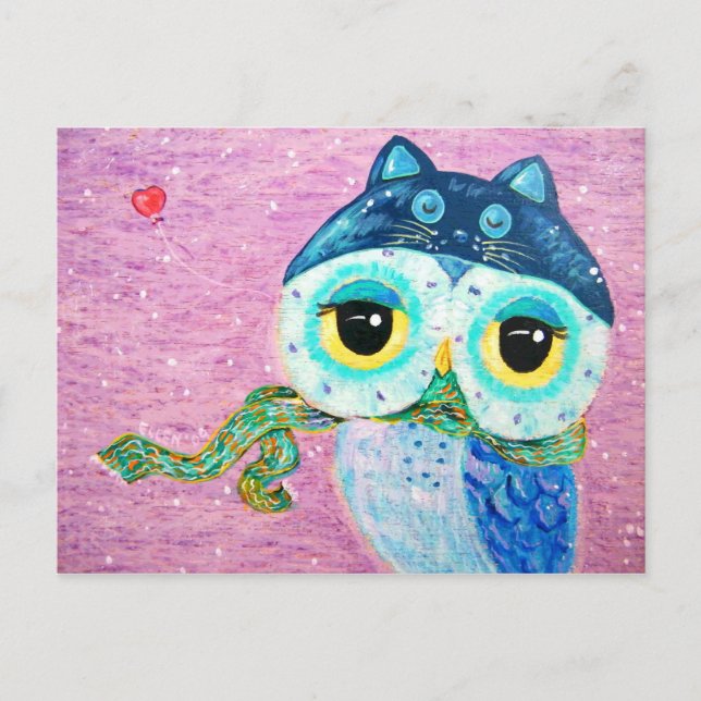 Cartão Postal Amor de inverno (Frente)