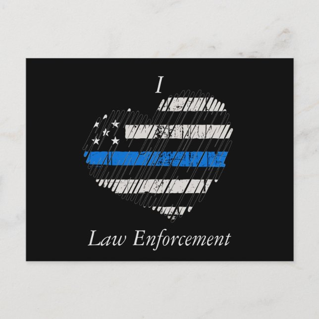 Cartão Postal Amor de Linha Azul (Frente)