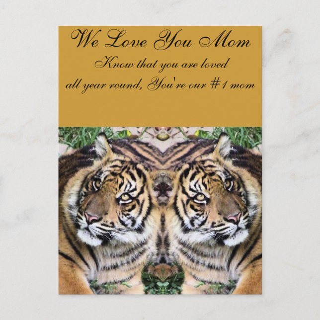 Cartão Postal Amor de Mãe_ (Frente)