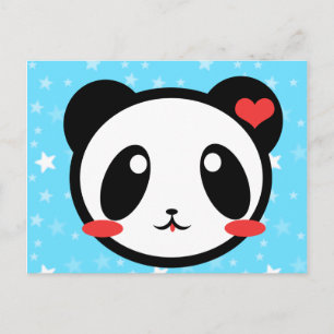 Cartão Postal Amor de Panda!