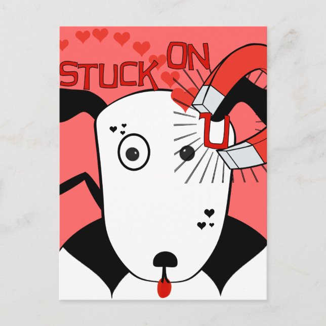 Cartão Postal Amor de Pit Bull Petey o Bull Terrier... (Frente)