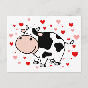 Cartão Postal Amor De Vaca
