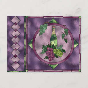 Cartão Postal Amor De Vinho