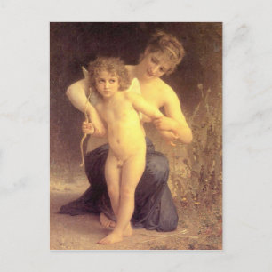 Cartão Postal Amor desarmado - Bouguereau