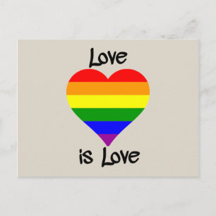 Cartão Postal Amor É Amor