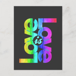 Cartão Postal Amor é Amor