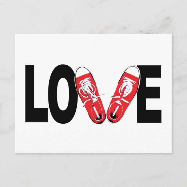 Cartão Postal Amor e Calçados (Frente)