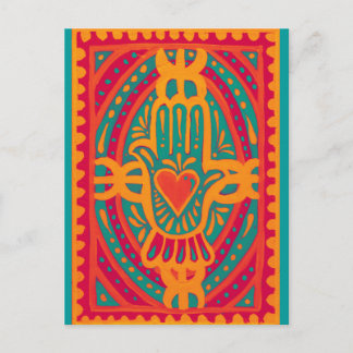 Cartão Postal Amor e Riqueza para Você