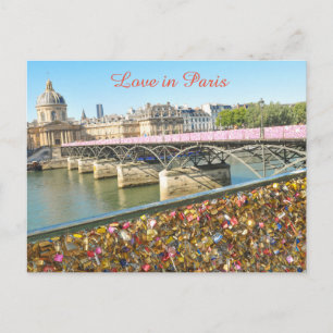 Cartão Postal Amor em Paris