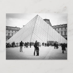 Cartão Postal Amor em Paris, Louvre