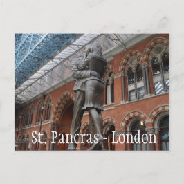Cartão Postal Amor em St Pancras - Londres
