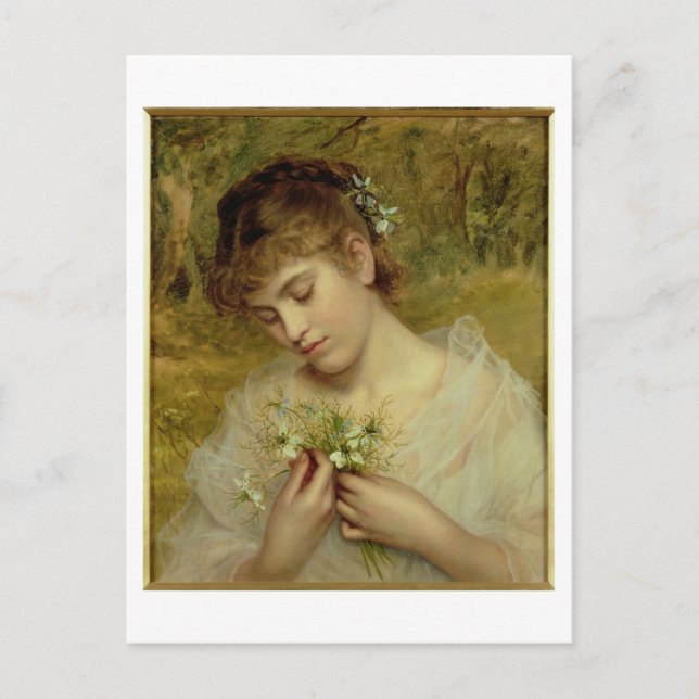 Cartão Postal Amor em uma mina (óleo na canvas) (Frente)