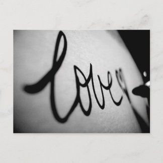 Cartão Postal Amor Escrito