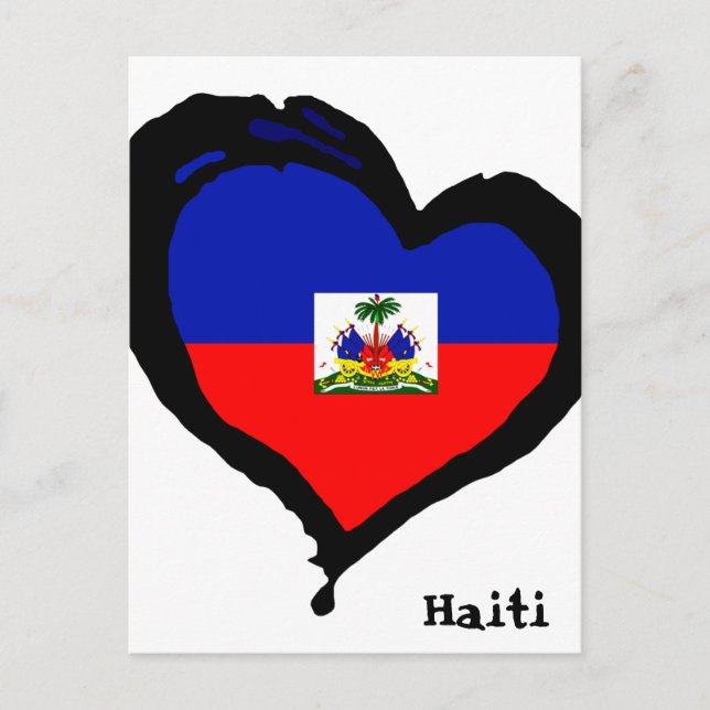 Cartão Postal Amor Haiti (Frente)