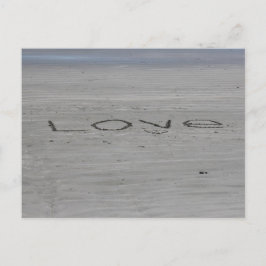 Cartão Postal Amor Na Areia