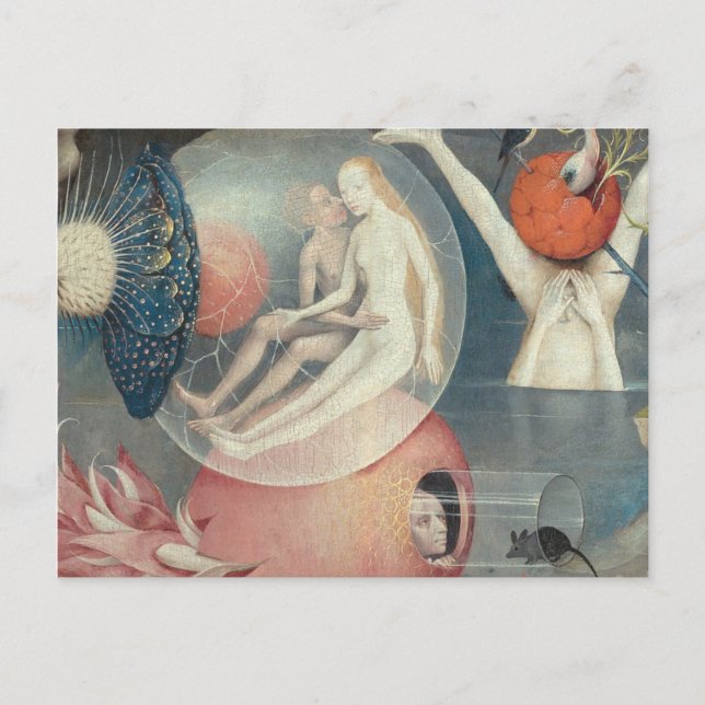 Cartão Postal Amor No Inferno Por Hieronymus Bosch (Frente)