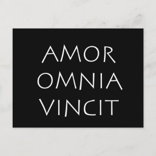 Cartão Postal Amor Omnia Vincit