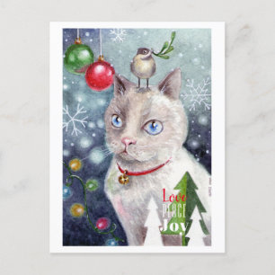 Cartão Postal Amor, Paz e Joy