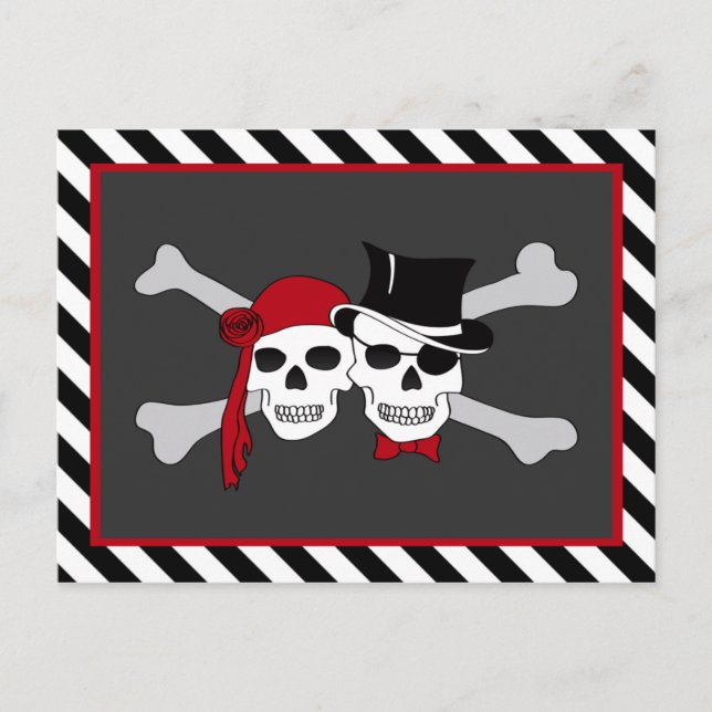 Cartão Postal amor pirata (Frente)