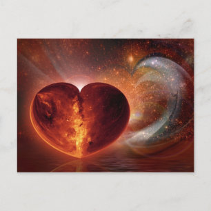 Cartão Postal Amor quente