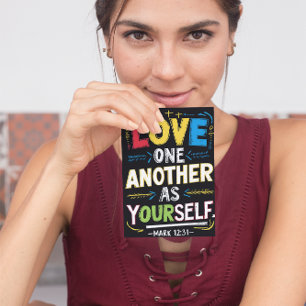 Cartão Postal Amor Radiante: Abrace os Outros como Você Preza 