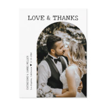 Amor Retro e Obrigado Arco Branco Foto Casamento