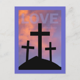Cartão Postal AMOR - Romanos 5:8