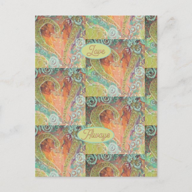 Cartão Postal Amor Sempre (Frente)